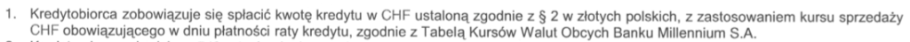 Unieważnienie kredytów w Millennium. Pomoc frankowiczom Millennium. Kredyty frankowe Millennium.