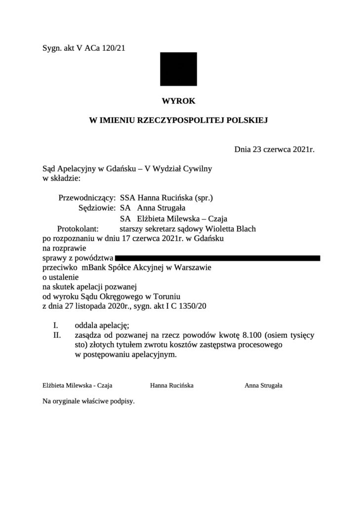 kredyt frankowy mbank wyrok. frankowicze mbank wyrok. frankowicze wygrali z mbankiem. kancelaria dla frankowiczów.
