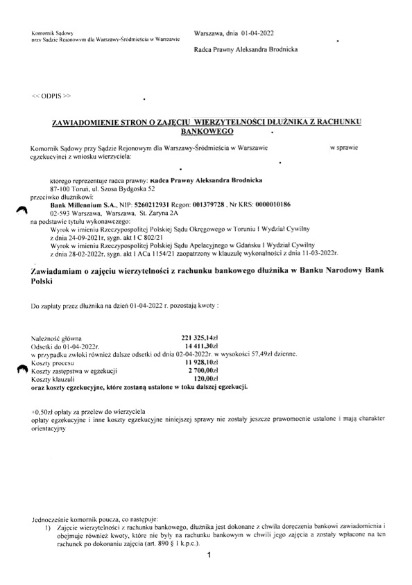 Rozliczenie kredytu po unieważnieniu umowy