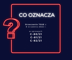 orzeczenie TSUE kredyty frankowe