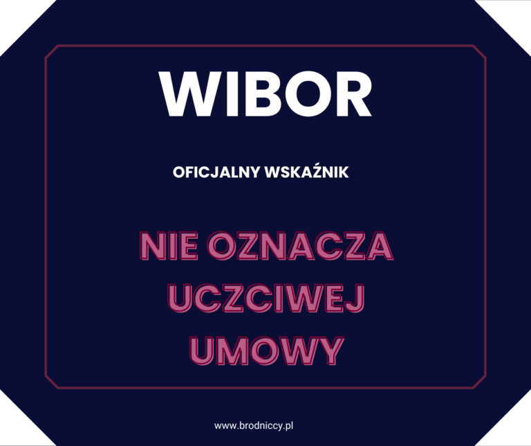 Dlaczego „WIBOR jest oficjalny” nie obroni banków