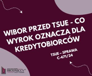 WIBOR PRZED TSUE - sprawa C-471/24