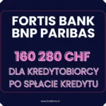 Fortis Bank BNP Paribas - wygrana Frankowicza po spłacie kredytu