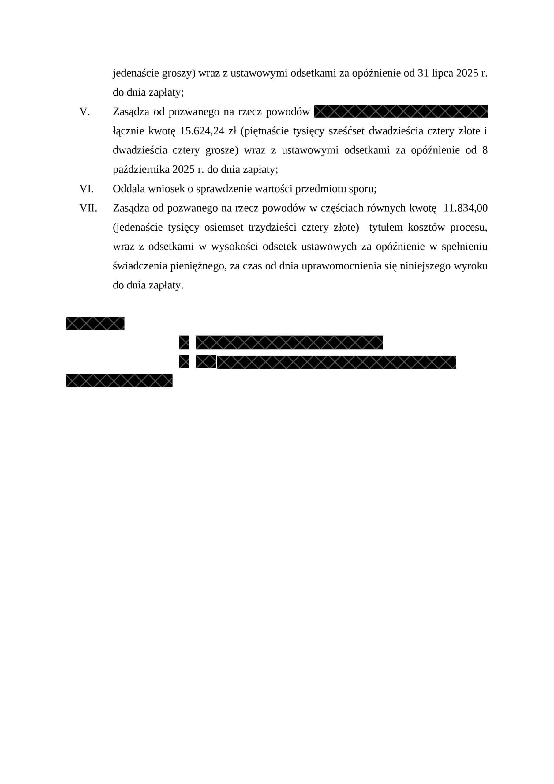 Wyrok PKO BP – nieważność kredytu AVANTE, Sąd Okręgowy w Toruniu, 11 marca 2026 r., sygn. I C 2257/25, strona 2