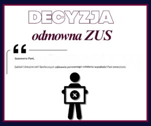 ZUS odmówił przeliczenia emerytury po wyroku TK SK 140/20