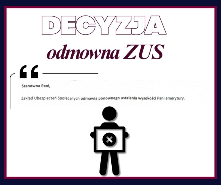 ZUS odmówił przeliczenia emerytury po wyroku TK SK 140/20