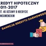 Kredyt hipoteczny 2011-2017 Art. 46 ustawy o kredycie konsumenckim